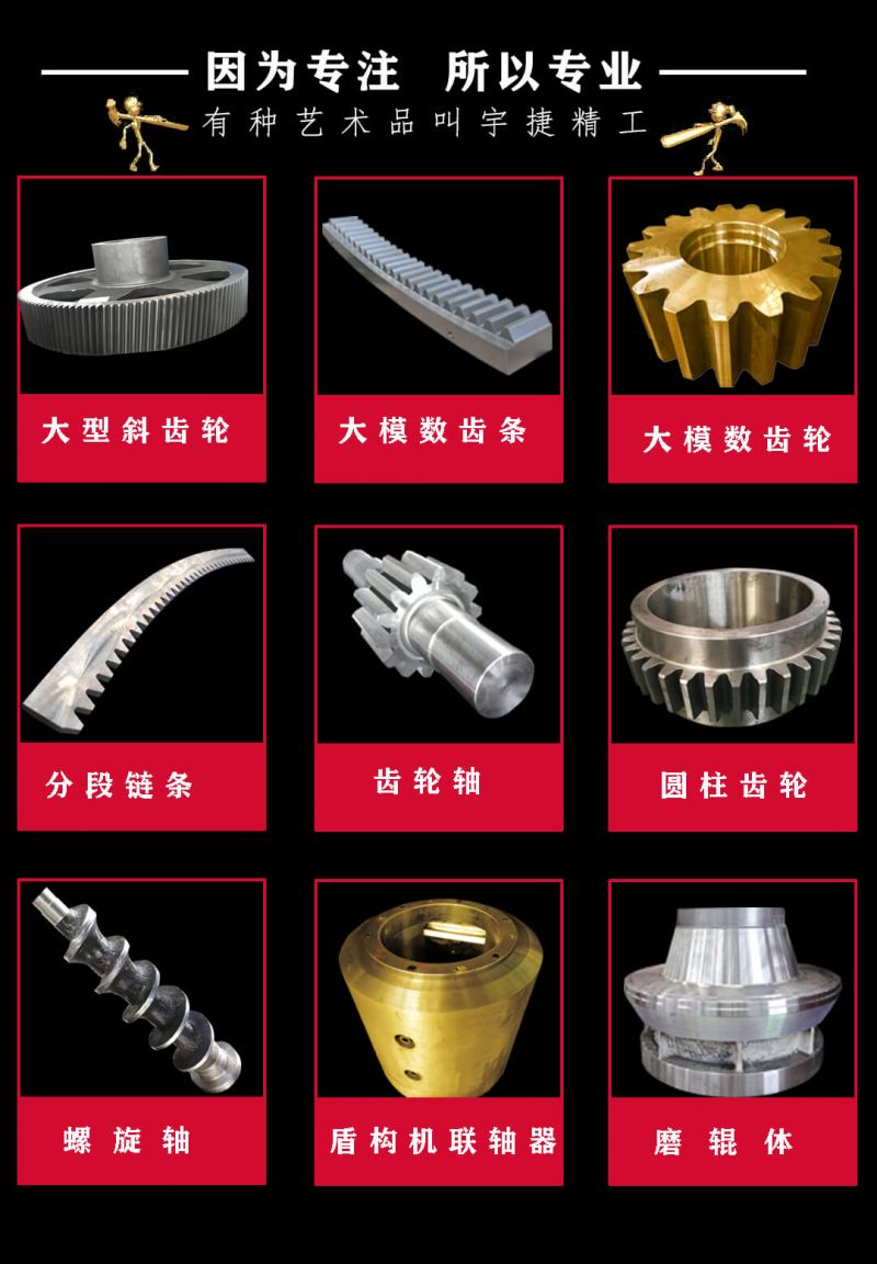 大齒輪、大鏈輪的幾種加工方法介紹